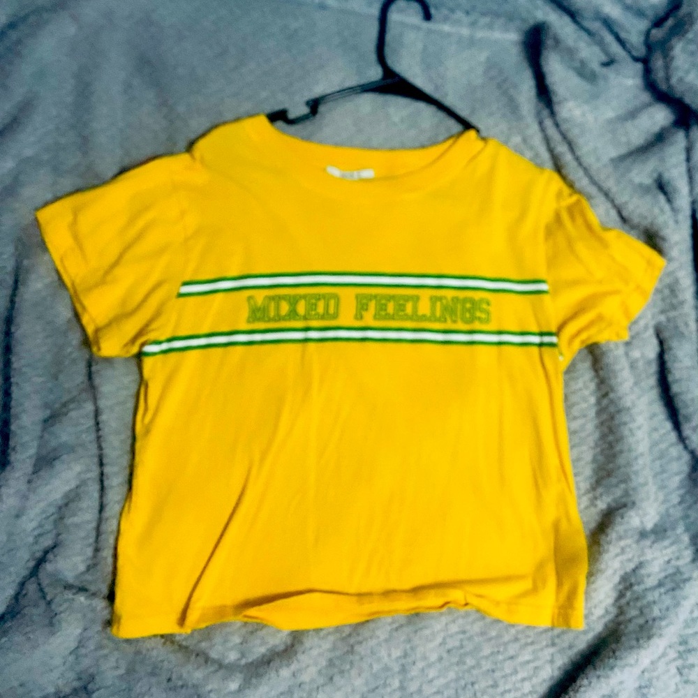 Yellow trendy shirt